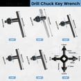 thumbnail image 3 of 6pcs Drill Chuck Set Drill Adapter Changed Impact Wrench Into Eletric Drill Chuck Drill Tool Kits, 3 of 7