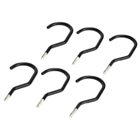 

6P CS / Set Heavy Screw-in Garage Plastic Dipping Hook Car Ring Display Hook Bicycle Accessories Display Wall Hook Storage Hook