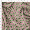 thumbnail image 4 of Soimoi Pink Heavy Canvas Fabric Cactus Tree Decor Fabric Printed Yard 58 Inch Wide, 4 of 5