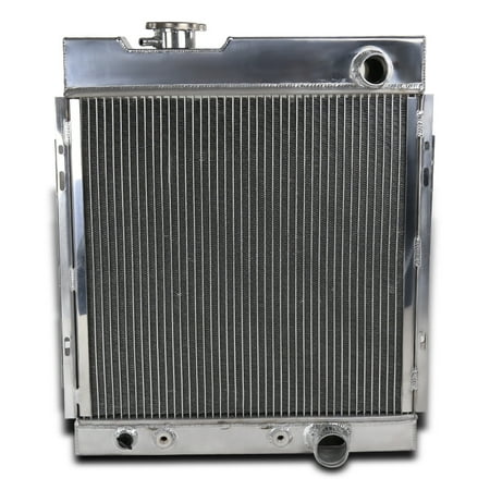 04 Ford Mustang Spec - Spec-D Tuning 1964-1966 Ford Mustang Shelby V8 3 Core Mt Aluminum Cooling Radiator 1964 1965 1966