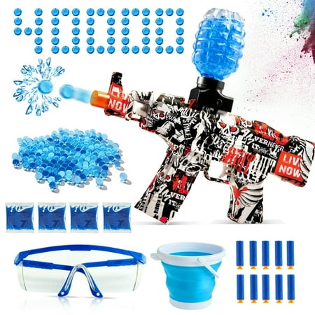 Electric Automatic Gel Ball Blaster, High Speed Automatic Splatter Ball Blaster with 40000+,Keenstone Rechargeable Splatter Ball Toys for Outdoor Activities Game