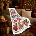 thumbnail image 3 of Merry Mama Mode Baking Scene Pine Presents Cheerful, Festive Holiday Scene, Warm Flannel Blanket for Living Room and Family Room, Art Lovers Valentine's Day Gift, Festive Home Decor, 3 of 9