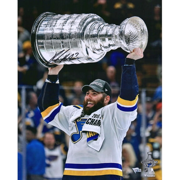Patrick Maroon St. Louis Blues 2019 Stanley Cup Champions Autographed 16" x 20" Raising Cup Photograph - Fanatics Authentic Certified
