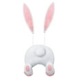 thumbnail image 2 of 2pc Easter Decoration Bunny Wreath Easter Decoration Living Room Props Ornaments Rabbit Decoration Home, 2 of 2