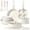 White, variant on Gipp 21 Piece Ceramic Pots and Pans Set Non Stick, Cookware Set with Detachable Handles, Safe for Ovens and Dishwashers,Induction Cookers RV Kitchen