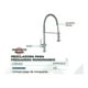thumbnail image 2 of Llave Mezcladora Monomando Flexible Cocina Tarja Acero Inox, 2 of 2