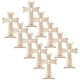 thumbnail image 2 of 10 piezas de adornos de cruz de madera, cruces de madera católicas para manualidades, 2 of 8
