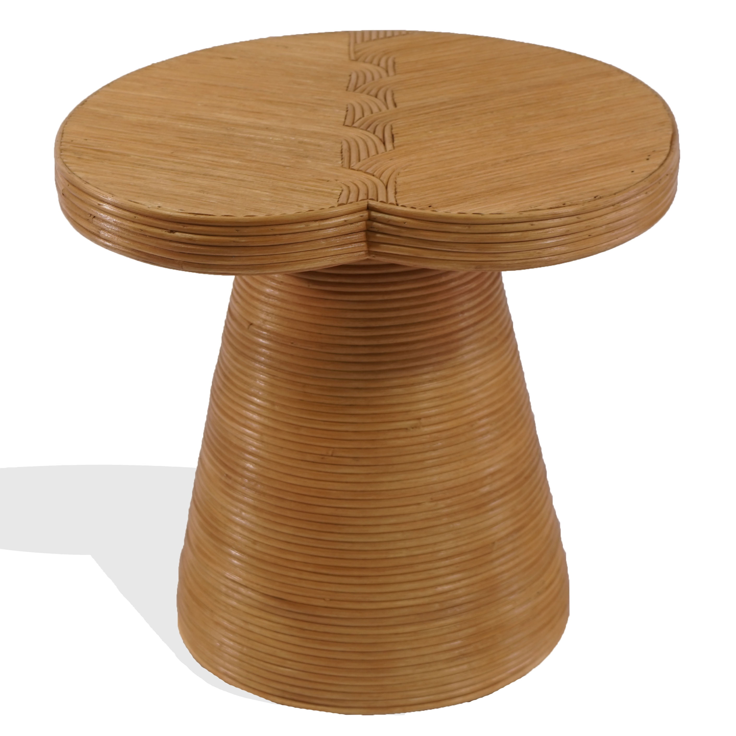 Safavieh Couture Vyvianna Rattan Modern End Table, Natural