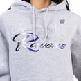 thumbnail image 3 of Women's G-III 4Her by Carl Banks Gray Baltimore Ravens Shadow Logo Fleece Pullover Hoodie, 3 of 3