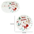 thumbnail image 3 of PRETXORVE Christmas Decorations, Christmas Ornaments, 10 Pieces Christmas Paper Set, Santa Claus, Snowman, Snowflakes, with Winter Party Supplies Disposable Tableware, 3 of 6