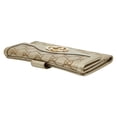 thumbnail image 5 of Pre-Owned Gucci Interlocking G Long Wallet 282426 Gold Leather Women's GUCCI (Good), 5 of 9