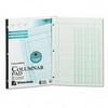Wilson Jones Accounting Writing Notepad/Four 8-Unit Columns Two-Sided Letter 50-Sheets, 11x8.5