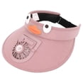 thumbnail image 2 of Sombrero de visera para niños con sombrero de playa de ventilador para gira infantil al aire libre Sports Park Fishing Rosa, 2 of 8
