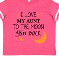 thumbnail image 4 of Inktastic I Love My Aunt to the Moon and Back Boys or Girls Toddler T-Shirt, 4 of 5