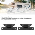 thumbnail image 4 of 2 Sets RV Cabinet Door Lock Latch Oxidation Resistant Sturdy Enhanced Safety Drawer Latch for Trailer Campervan Boat Cupboard Crafted with High Strength, 4 of 7