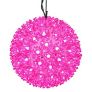 6" Pink LED Lighted Starlight Hanging Sphère Boule de Noël Décoration