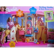 Barbie Styling Stable & Baby Horse Doll Playset