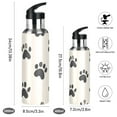 thumbnail image 2 of Yayeee 33oz Insulated Water Bottle Double Wall Stainless Steel with Flip Straw Lid, Cute Cat Paw, 2 of 7