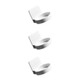 thumbnail image 4 of sweethay Portabotellas montado en la pared Blanco ABS Simple Sin taladrar Estante de almacenamiento sin rastro Portabotellas ligero impermeable Type1 NO1, 4 of 6
