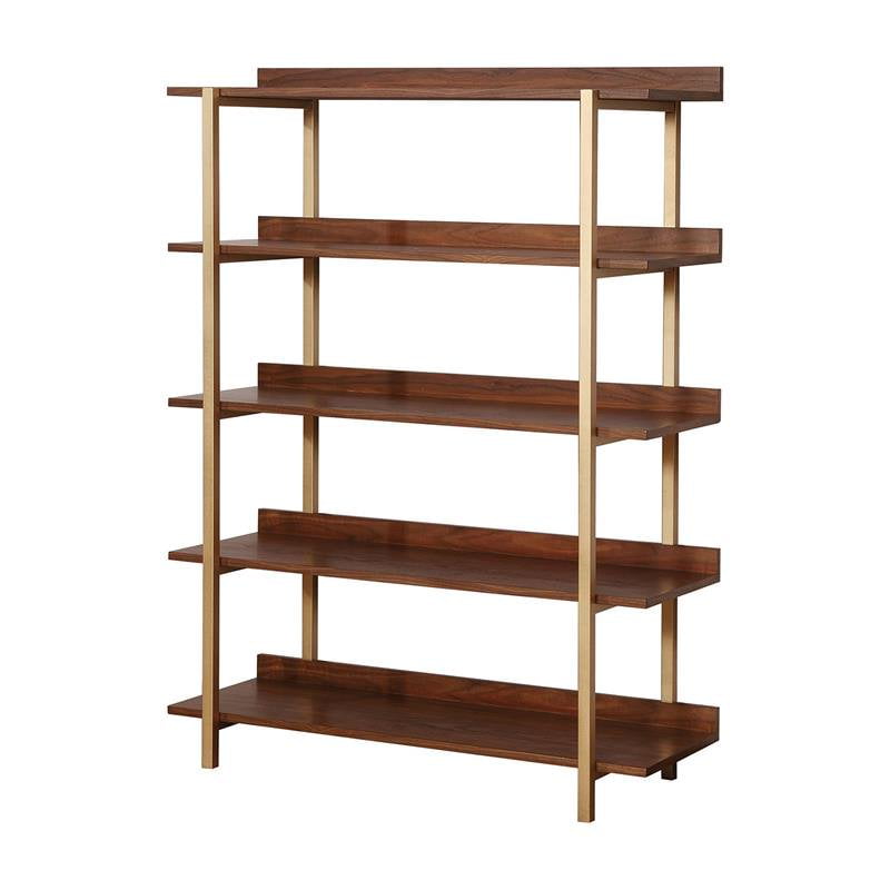 Oxford Cambridge 2 3 4 5 Tier Shelf Display Bookcase Storage Wood Unit Walnut 