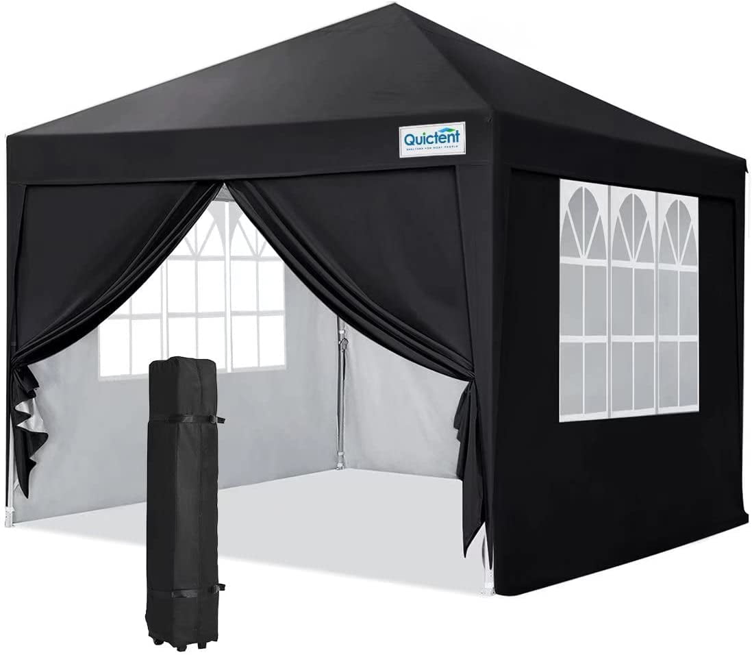 Black ABCCANOPY Mesh Sidewalls for 10 x 10 Pop-Up Tent Canopy