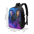 thumbnail image 3 of Descendants Backpack With USB Port, Extra Large Laptop Backpack For College Daily, Waterproof Durable Computer Backpack, 17x12x6.5 Inch, 3 of 9