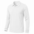 thumbnail image 7 of Iceglad Polo Shirts for Men Long Sleeve Soft Cotton Collared Shirt, 7 of 7