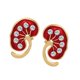 thumbnail image 4 of Broche pin esmaltado con diamantes de imitación para mujer Yuyangstore Pin de solapa de Metal Oro, 4 of 8