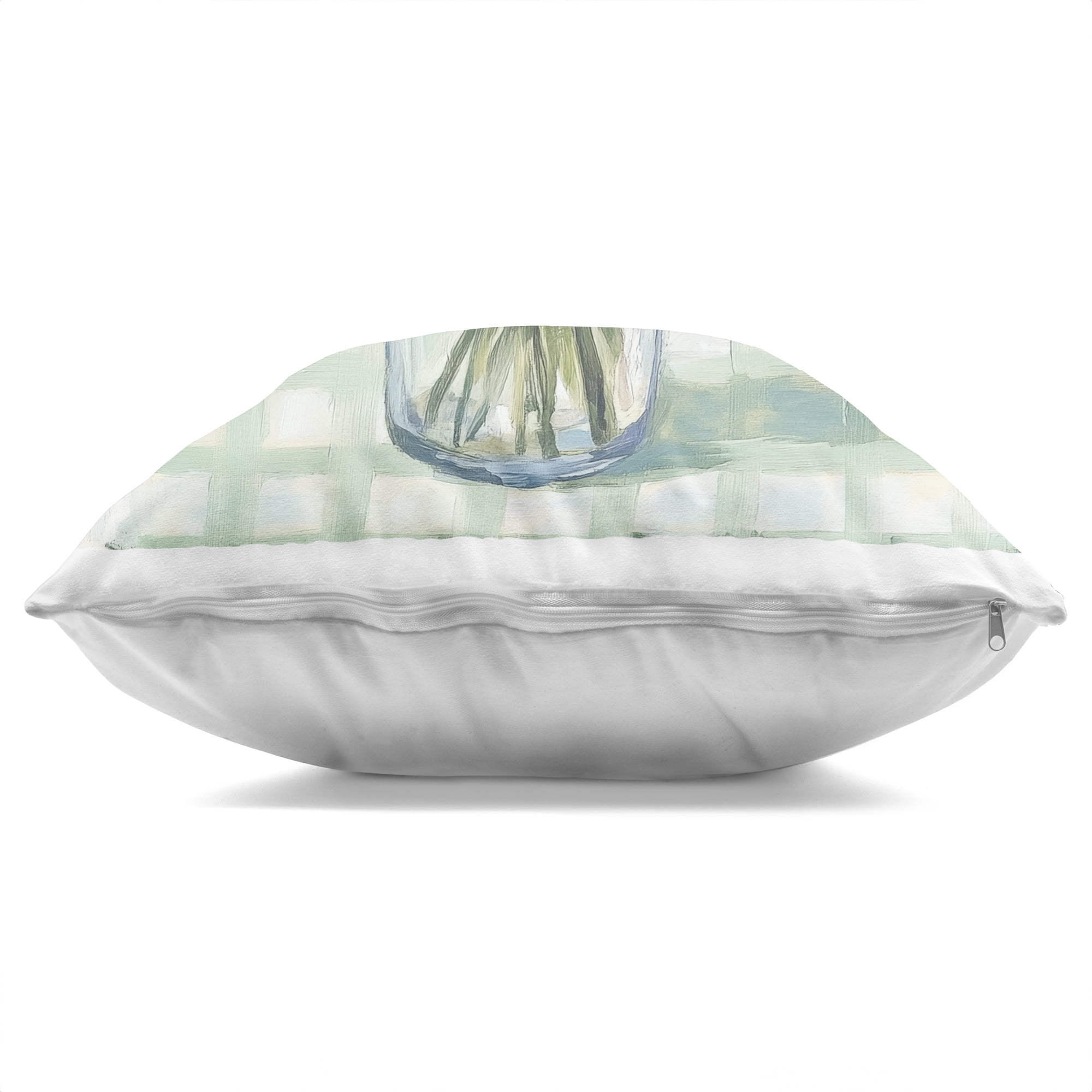 Stupell Industries Quaint Picnic Hydrangeas Decorative Printed Throw Pillow, design by Petal Prints Design, 18 x 7 x 18