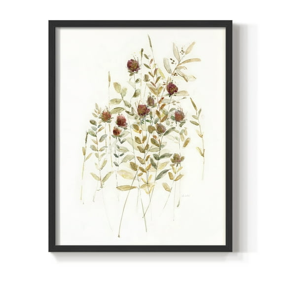 Wildflower Breeze I Framed Print - Solid Wood in Single Picture Frame Solid Wood 2 Framed Print