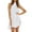 White, variant on Ruyang Women's 2024 Summer Casual Dress Floral Print Sleeveless Halter Neck Beach Dress Slim Fit Party Club Bodycon Dresses