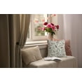 thumbnail image 2 of Summer Vintage Flower Pillow Covers 18x18 Set of 2 Rustic Old Style Cute Small Floral Cream Decorative Throw Pillow Covers Outdoor Farmhouse Sparrow Pillow Cushion Case for Sofa Couch, 2 of 6