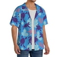 thumbnail image 4 of KLL Ornamental Turtles Print Men's Shirt Short Sleeve Button Down Summer Cuba Beach Shirts- 4X-Large, 4 of 7