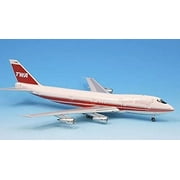 TWA Boeing Outline Trans World Airlines Boeing 747-100 Airplane Miniature Model N93115 Diecast 1:200 Part# A012-IF741010