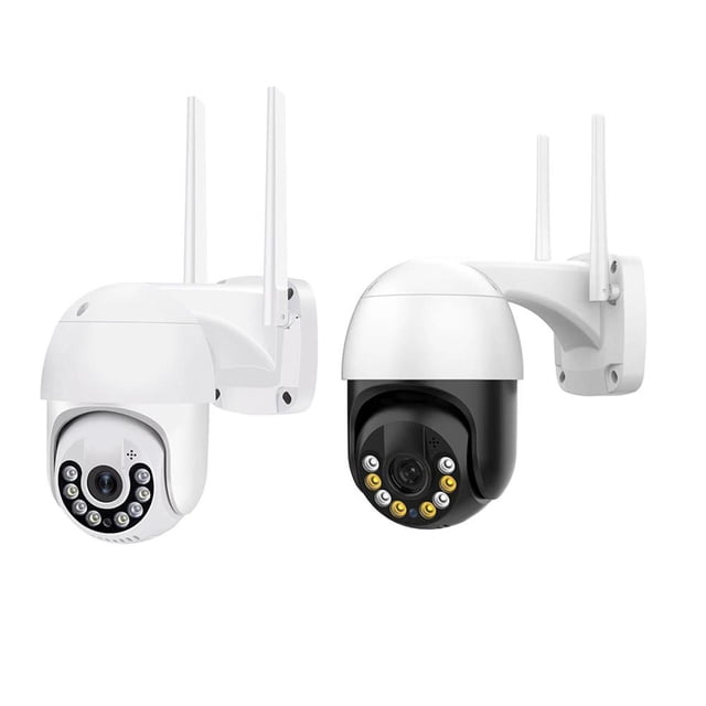 Cámara IP de 2MP 2.4G Cámara de video inteligente HD 1080P (con adaptador de UE blanco)