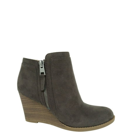 Time and Tru - Womens Time And Tru Wedge Boot - Walmart.com