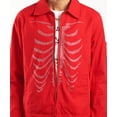 thumbnail image 2 of Bones Rhinestone Jacket - Red, 2 of 4