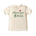 thumbnail image 4 of Mastered 8 Years Shirt for Boys & Girls Golf Themed Eighth Birthday T-Shirt for Kids Natural Shirt Youth Small, 4 of 5