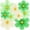 Green/Beige, variant on Duslogis 9 Pcs Paper Flowers Decorations for Wall DIY Flower Bulletin Board 3D Fiesta Paper Floral Backdrop Decoration for Photo Backdrop Classroom Back to School Party (Pink Yellow Rose Red)
