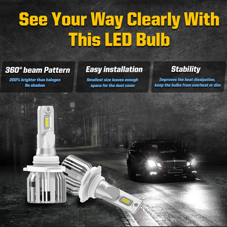 Shop for Super Bright 9005 LED Car Light Bulb 200W 9005 HB3 LED Headlight  bulbs replace for Truck Pickup SUV