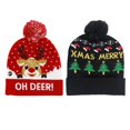 thumbnail image 1 of Gorro de punto de Navidad Led para mantener el calor gorro de luz Led regalos perfectos para adultos niños mujer hombre en invierno-peine AB-Dontodent Kuyhfg Sin marca, 1 of 5