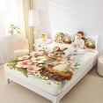 thumbnail image 3 of Erosebridal Easter Bunny Eggs Kid Bed Sheets, Spring Flower King Sheets, 4pcs, 3 of 5