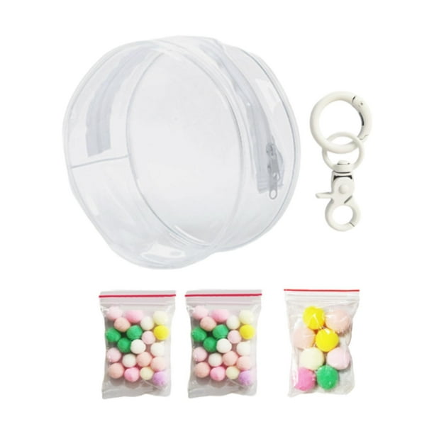 Estuche de exhibición de muñecas transparente de PVC, organizador a prueba de polvo, bolsa de almacenamiento pequeña para muñecas claro