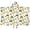 Tractor and Haystacks White Pattern, variant on Tractor and Harvesters Cream Pattern Hooded Bath Towel Wrap for Teens Ages 3 To 12, Soft Lightweight Quick Dry Microfiber Bath Beach Pool, 50"x30"