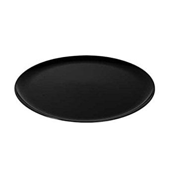Fineline Settings 8601 Bk 16 Inch Platter Pleasers Black Round Plastic Trays Serving Plate Disposable Display Dish 25 Piece Case Com Fineline Settings 8601 Bk 16 Inch, Round Plastic Serving Plates