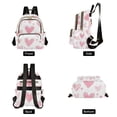 thumbnail image 4 of FORMRS Mini Backpack Purse for Women Travel Daypack Casual Shoulder Bag, Hand Drawn Hearts, 4 of 7
