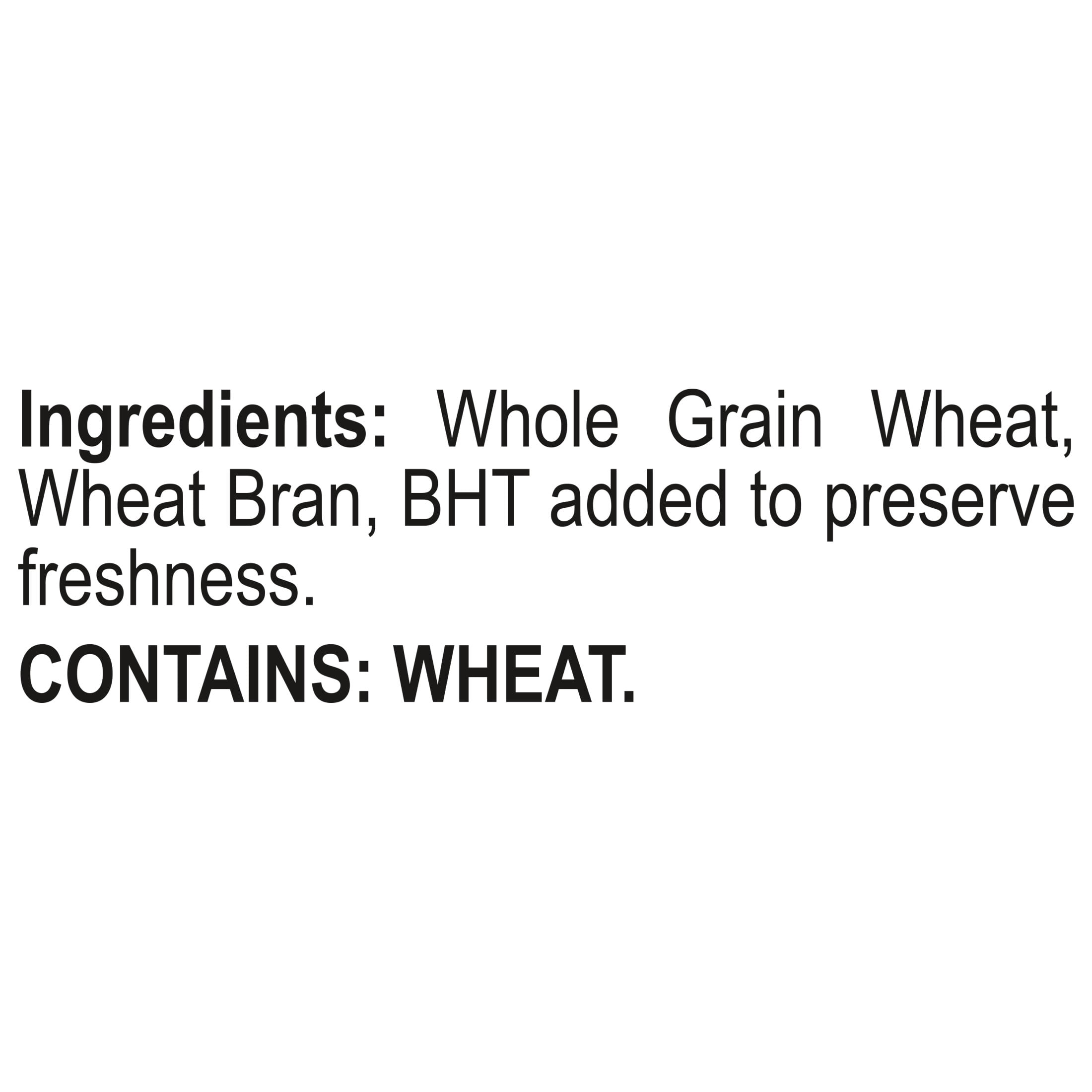 (8 pack) Post Wheat n Bran Shredded Wheat, High Fiber Breakfast Cereal, Certified Kosher, Crunchy 18 oz Box
