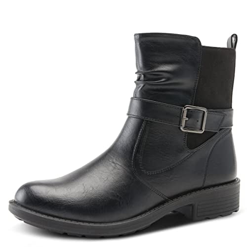 Flexus Women's CAHIR Mid Shaft Boots with Buckle