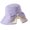 Lavender, variant on Sunny Day Wide Brim Bucket Sun Hat with Rear Tie Accent, 56-58 cm Foldable Hat for Travel, Beach, and Walking Outside