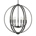 thumbnail image 6 of 3167-9 PW-PW-Golden Lighting-Colson - 9 Light Chandelier in Durable style - 35 Inches high by 31 Inches wide-Pewter Finish-Pewter Shade Color, 6 of 10